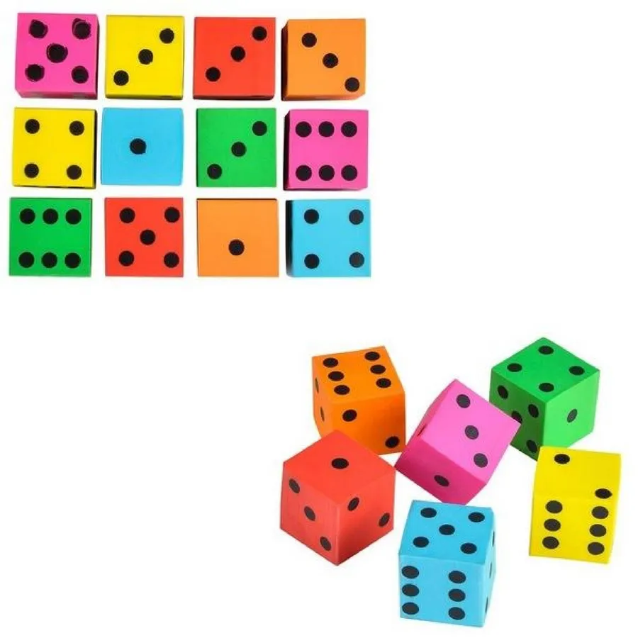 Dice Erasers Toy For Kids — wholesale Stationery & Office by the case
