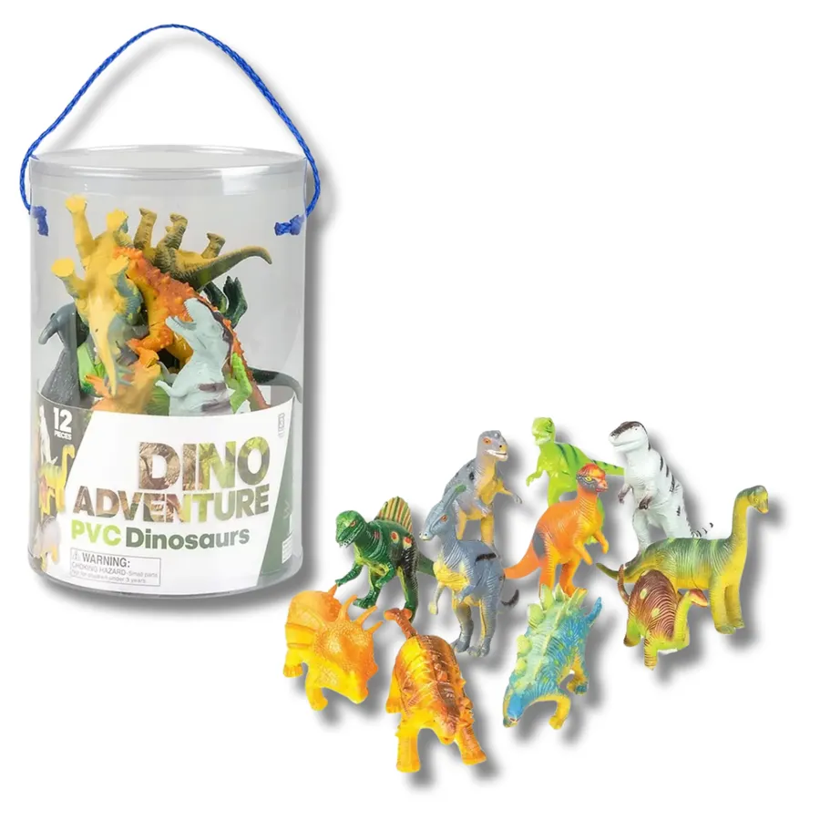 Dinosaur Playful Stocking Stuffer Kids Toy- 12 Pcs — wholesale Toys & Games by the case