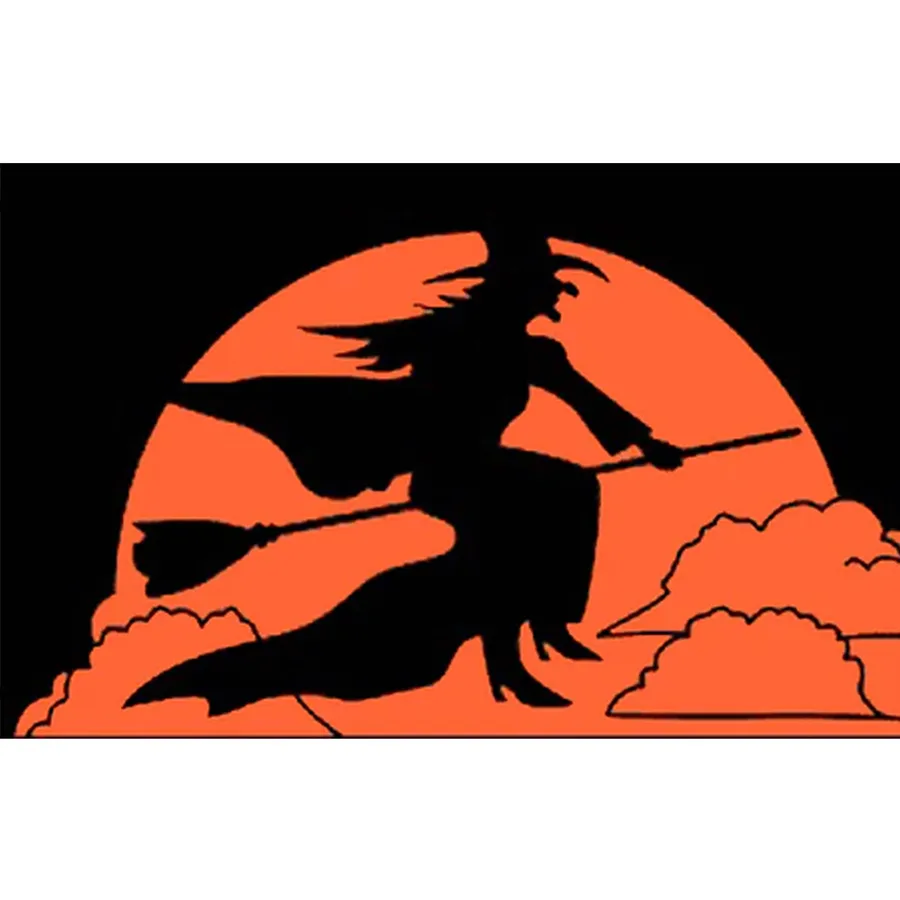 FLYING WITCH 3 X 5 FLAG Home Décor — wholesale Home & Décor by the case