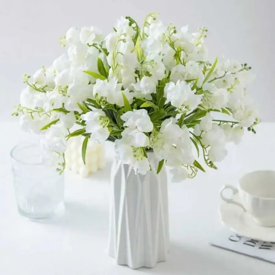 Artificial Canterbury Bells Flowers Home Table Decor — wholesale Home & Décor by the case