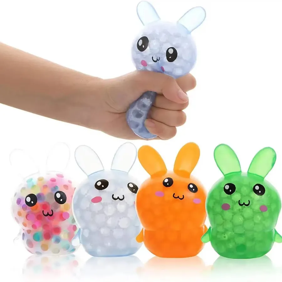 Rabbit Squishy Fidget Kids Toy- Assorted — wholesale Fidgets & Sensory by the case