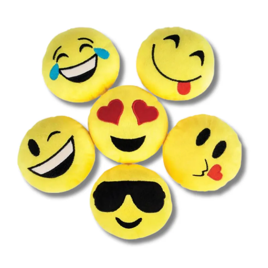 Plush Stuffed Emoji Pillow For Kids - Assorted — wholesale Plush & Squishies by the case