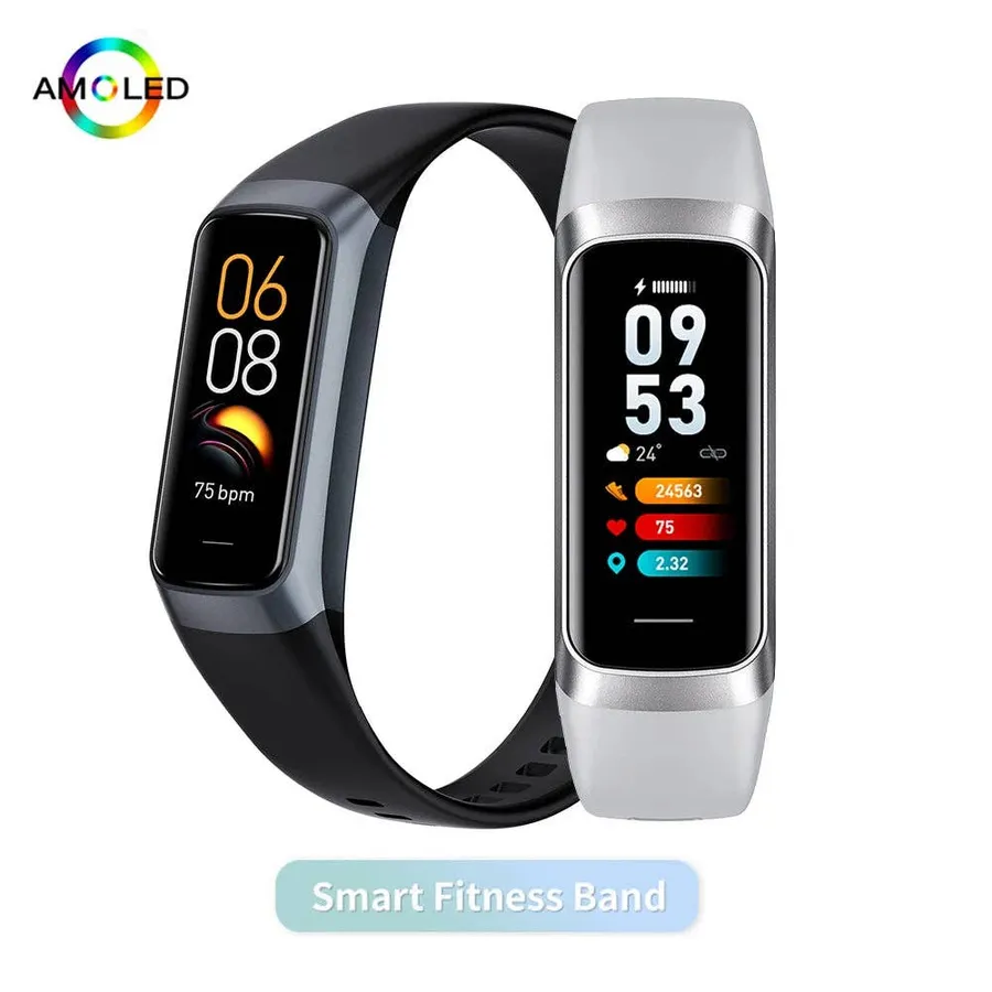 Smart Watch Fitness Tracker 1.1" AMOLED — Gullee Gadgets — wholesale Kitchen & Drinkware by the case