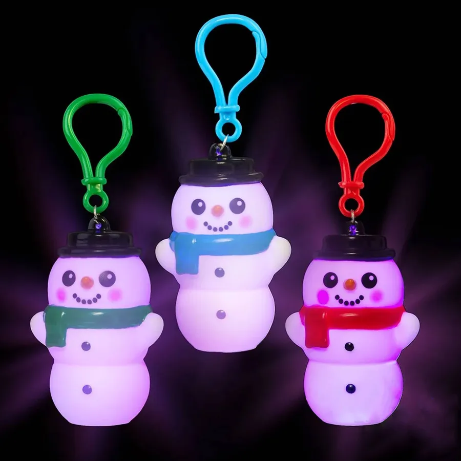 Sensory Toy Easter Light-Up Snowman Clip-On - Interactive LED Toy — wholesale Fidgets & Sensory by the case
