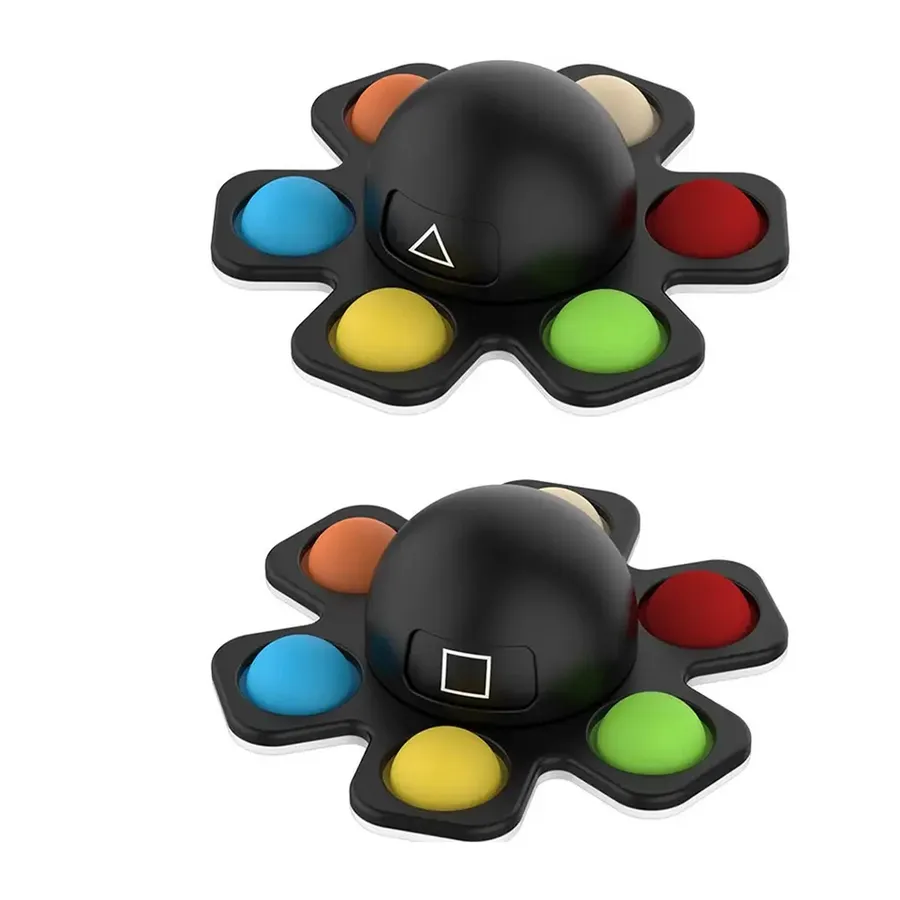 Wholesale Black Octopus Fidget Spinner Toy — wholesale Fidgets & Sensory by the case