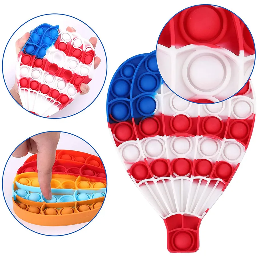 Pop It Hot Air Balloon Fidget Kids Toy — wholesale Fidgets & Sensory by the case