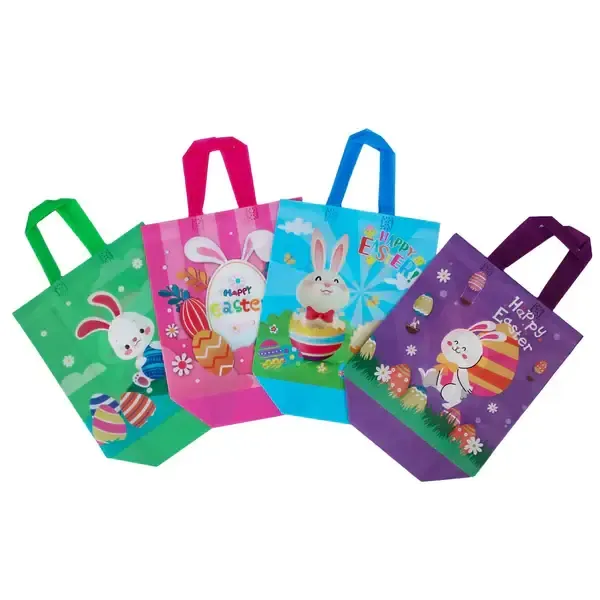 Easter Themed Rabbit Tote Bag - Assorted — wholesale Seasonal & Holiday by the case