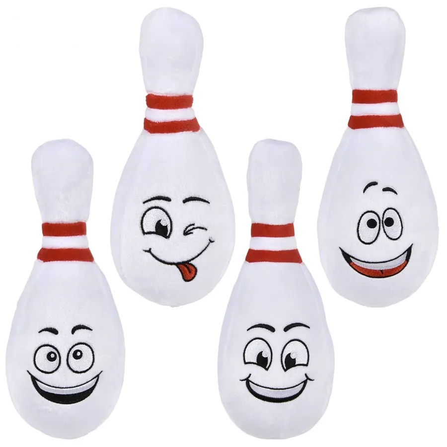 Soft Bowling Pin Plush Kids Toy - Assorted — wholesale Plush & Squishies by the case