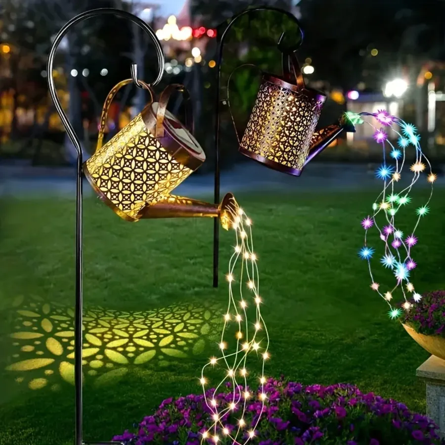 Solar Watering Can LED Fairy Light — Gullee Gadgets Garden D — wholesale Kitchen & Drinkware by the case