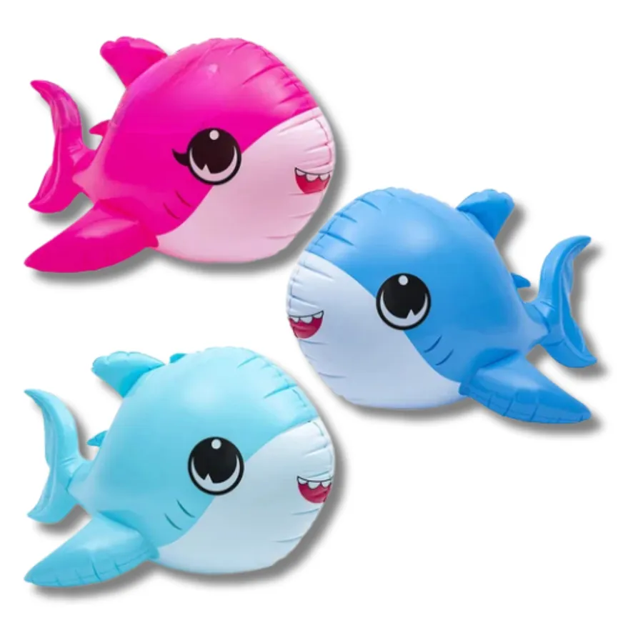 Shark Themed Inflatable Toy For Kids - Assorted — wholesale Toys & Games by the case