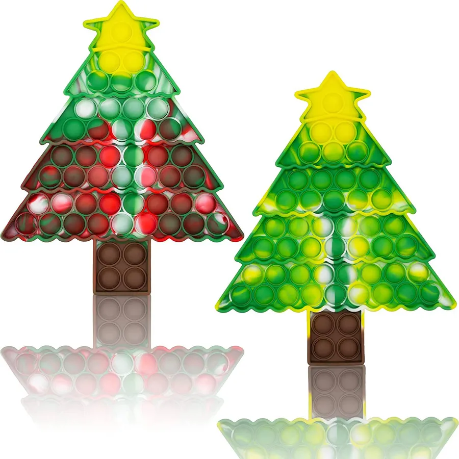 Colorful Tree Pop It Fidget Kids Toys- Assorted — wholesale Fidgets & Sensory by the case