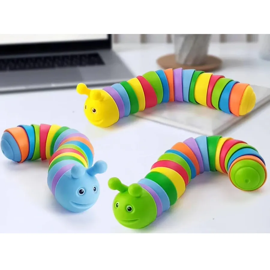 Holiday Funny Sensory Fidget Slugs Caterpillar Kids Toy — wholesale Fidgets & Sensory by the case