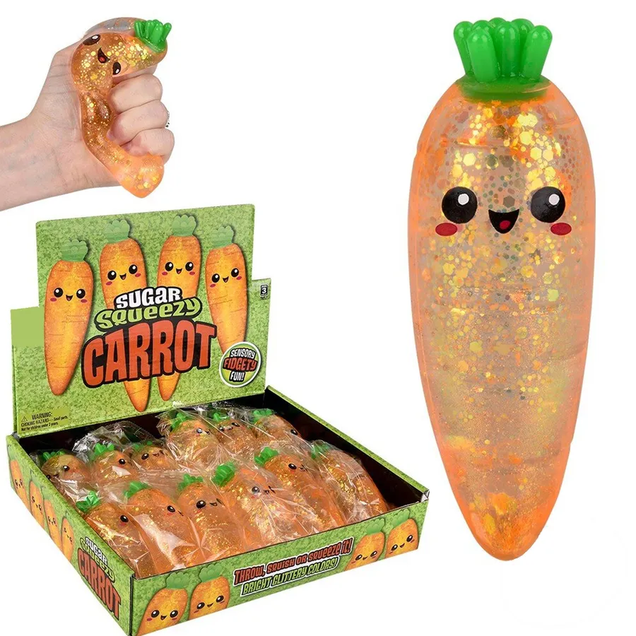 Squeezy Sugar Carrot Kids Toy For Kids — wholesale Toys & Games by the case