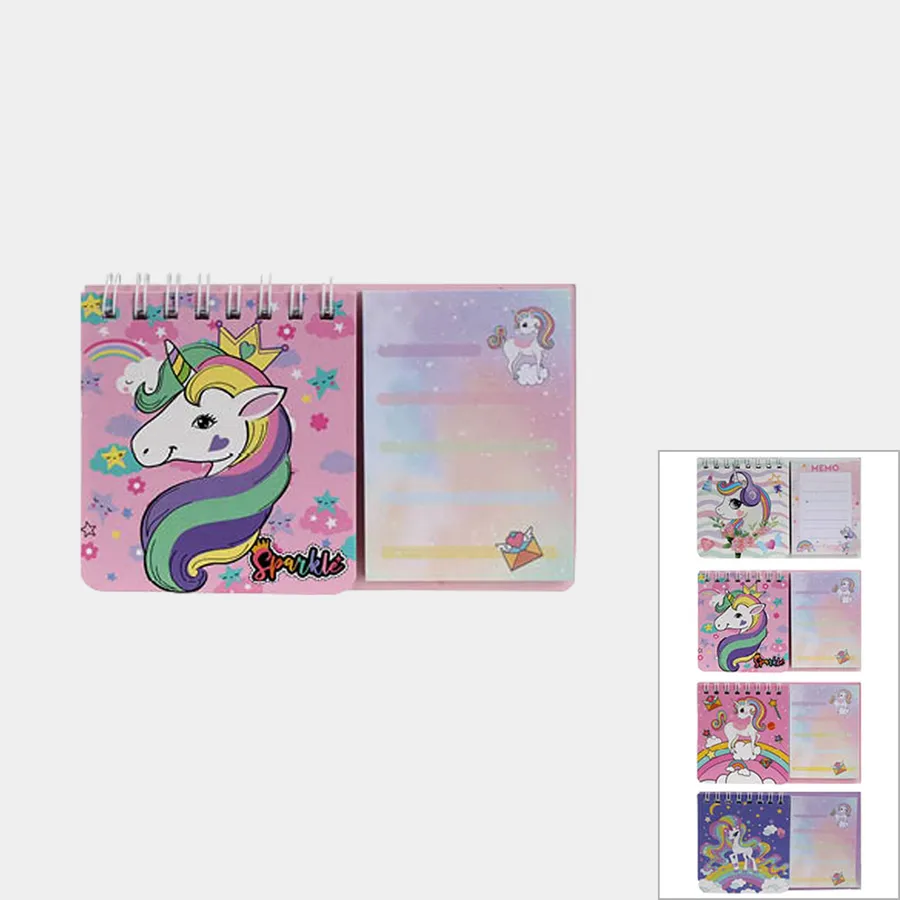 Unicorn Themed Printed Notebook - Assorted — wholesale Stationery & Office by the case