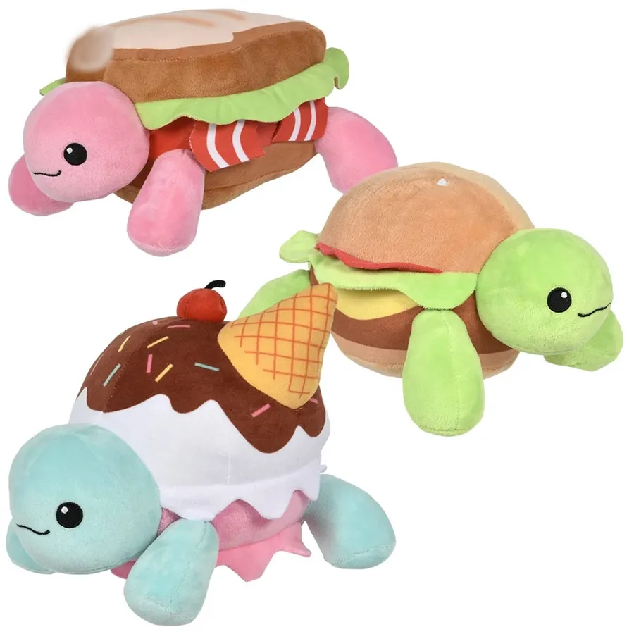 Cute Food Turtle Plush Kids Toy - Assorted — wholesale Plush & Squishies by the case
