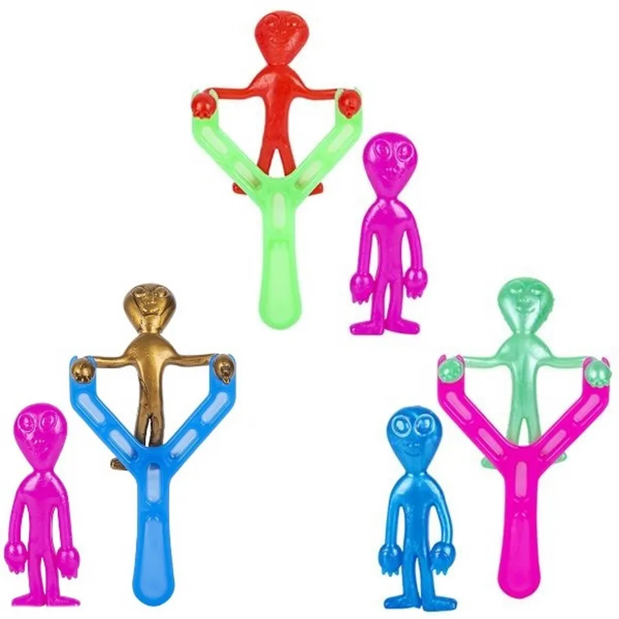 Aliens Slingshot Kids Toys - Assorted — wholesale Toys & Games by the case
