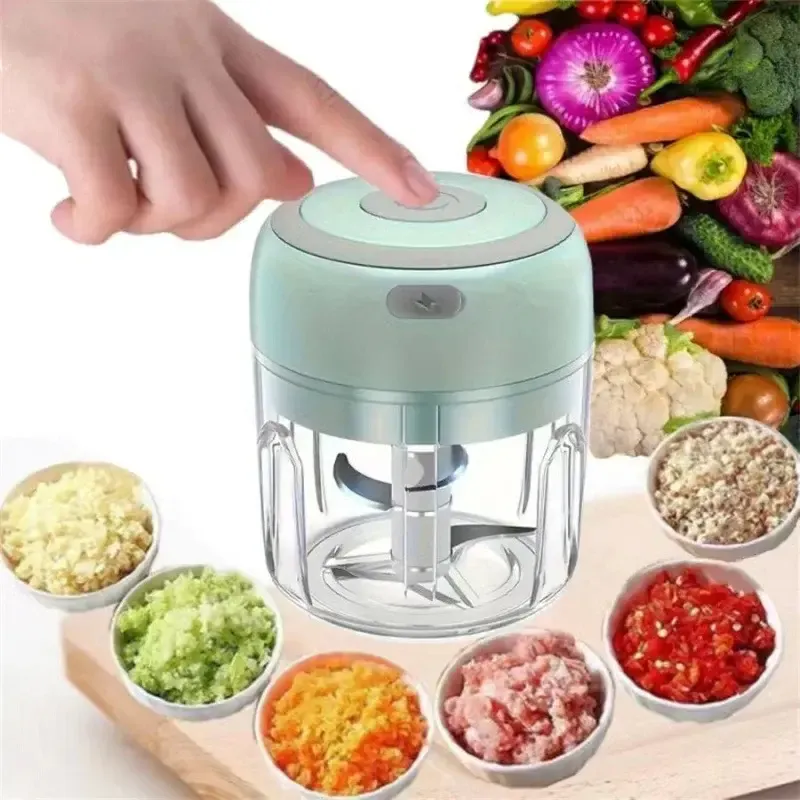 Portable250ML Electric Garlic Chopper USB Small Food Chopper — wholesale Tech & Gadgets by the case