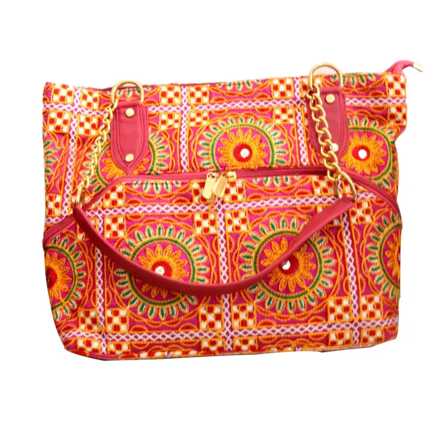 Kanta Embroidery Hanging Bag With Bright Home Decores — wholesale Bags & Backpacks by the case