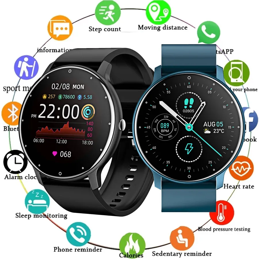 Smart Fitness Watch — Heart Rate & Sleep | Gullee Gadgets — wholesale Kitchen & Drinkware by the case