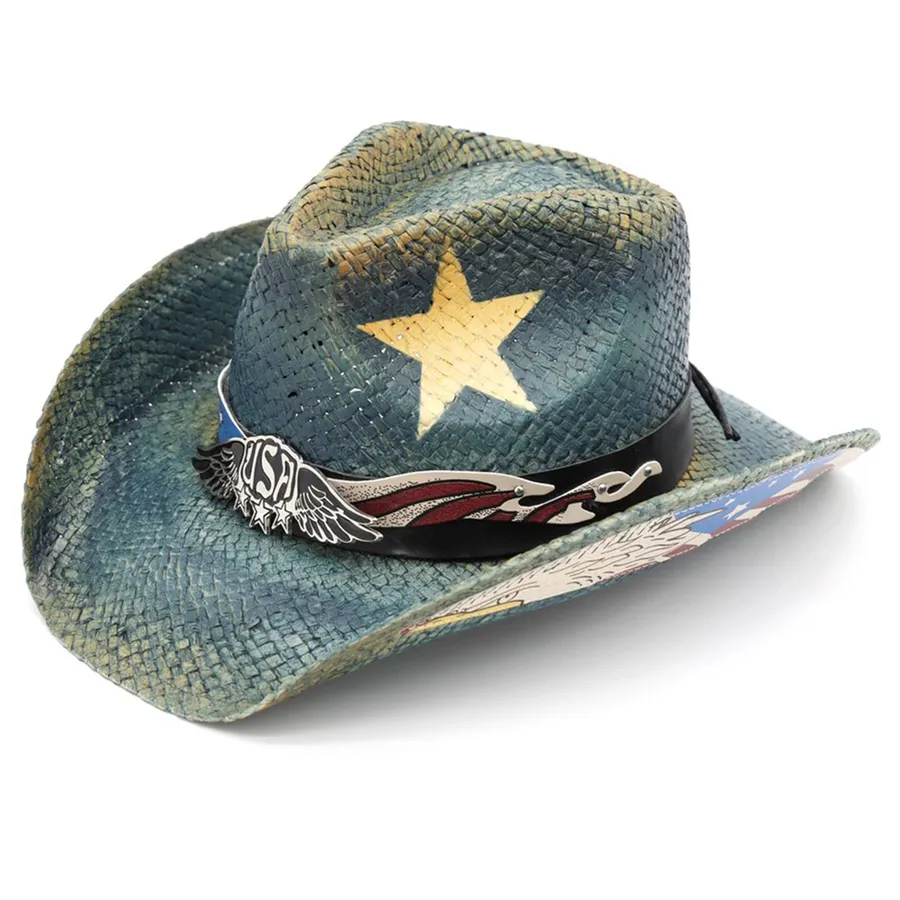 Faux Leather Western Cowboy Hat — wholesale Apparel & Accessories by the case