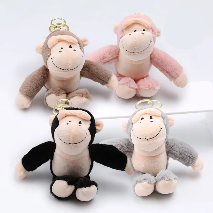 Soft Plush Monkey Keychains Toy - Assorted — wholesale Plush & Squishies by the case