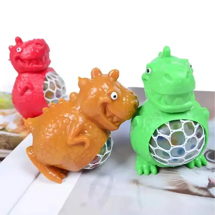 Squishy Water Beads Filled Dinosaur Toy In Bulk — wholesale Plush & Squishies by the case
