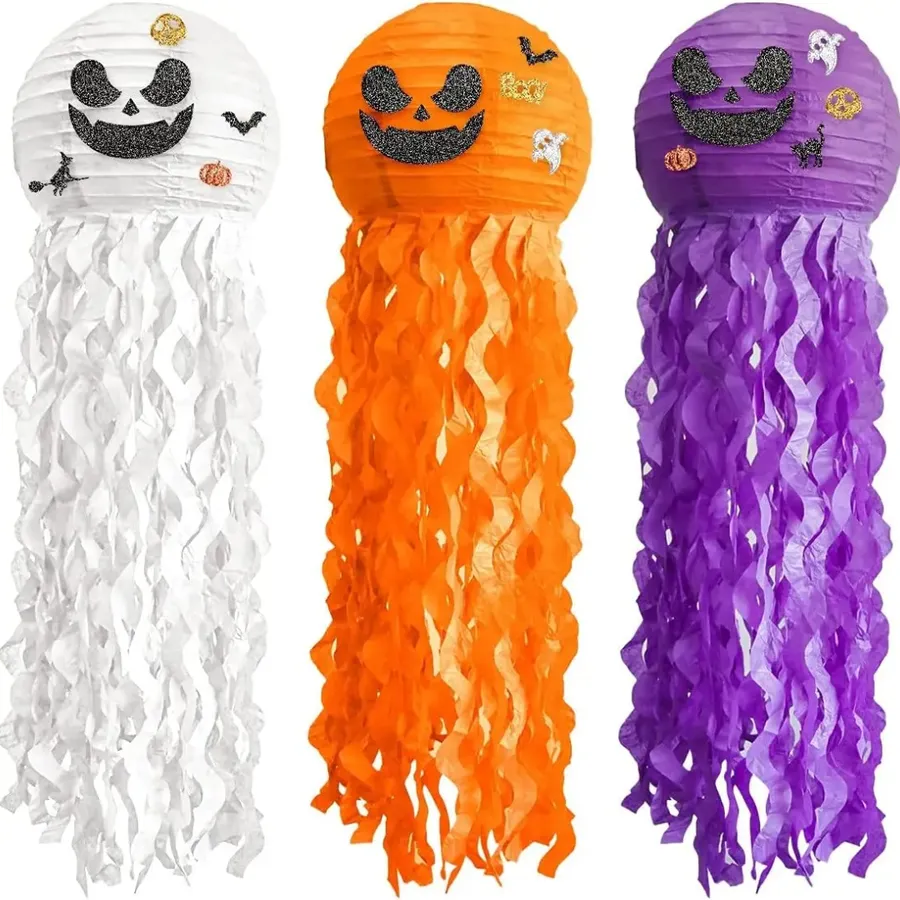 Pumpkin Lantern Outdoor Ghost Party Decor — wholesale Party & Gifts by the case