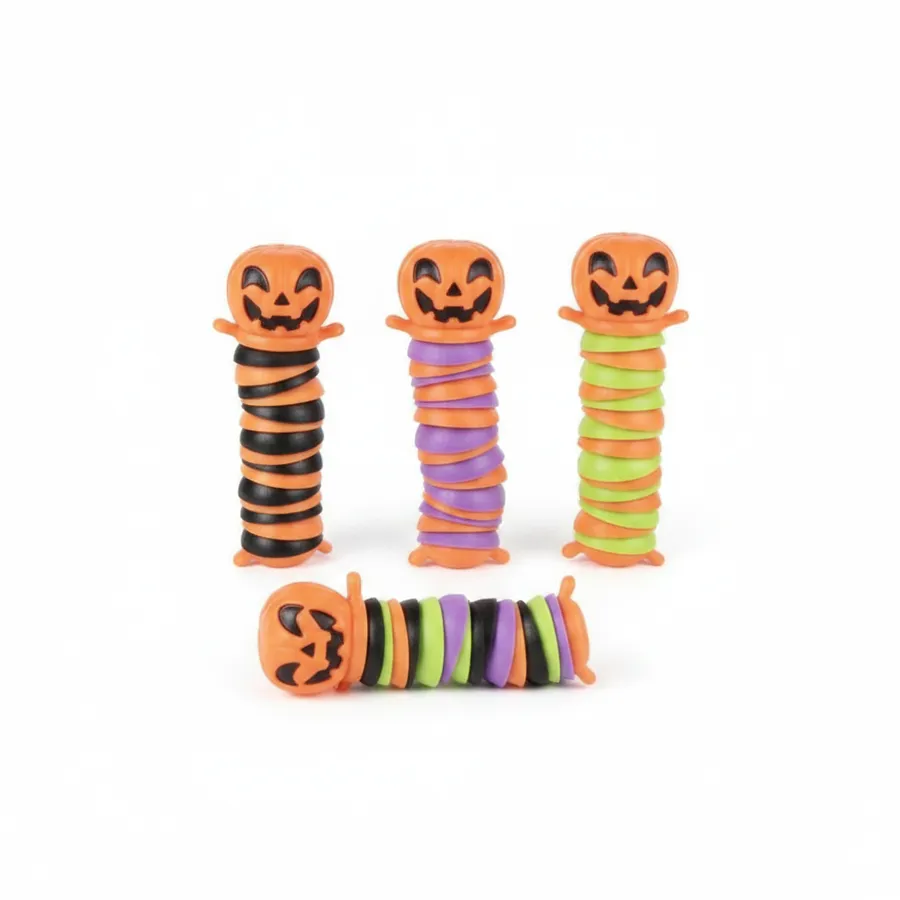 5.5-Inch Jack-O'-Lantern Squishy Toy - Halloween Sensory Fidget and Stress Ball — wholesale Fidgets & Sensory by the case