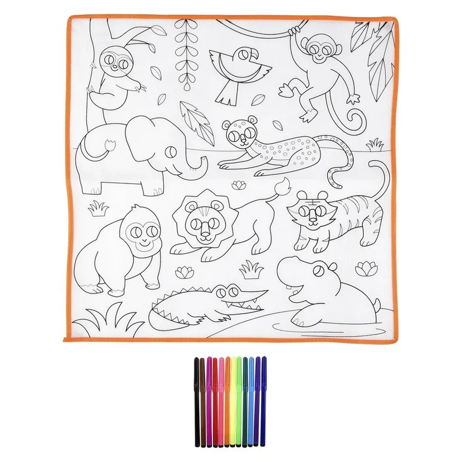 Zoo Themed Washable Coloring Mat — wholesale More Wholesale Goods by the case