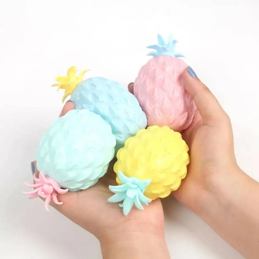 Pineapple Squishy Squeeze Fidget Kids Toy — wholesale Fidgets & Sensory by the case