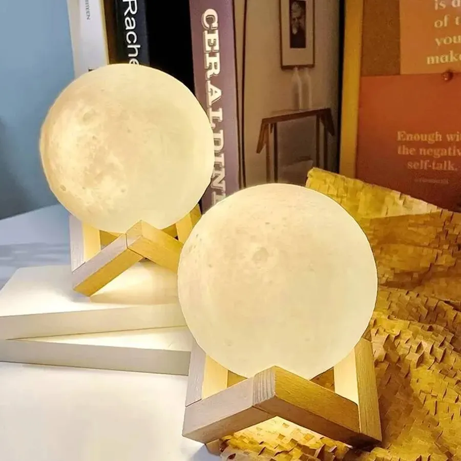 Moon Planet Night Light Lamp Home Décor — wholesale Home & Décor by the case