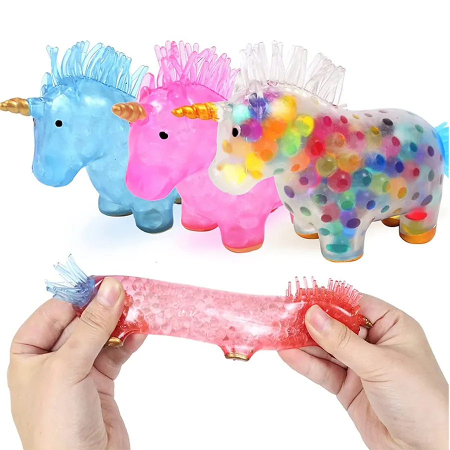 Kids Unicorn Squishy Water Bead Toy — wholesale Plush & Squishies by the case