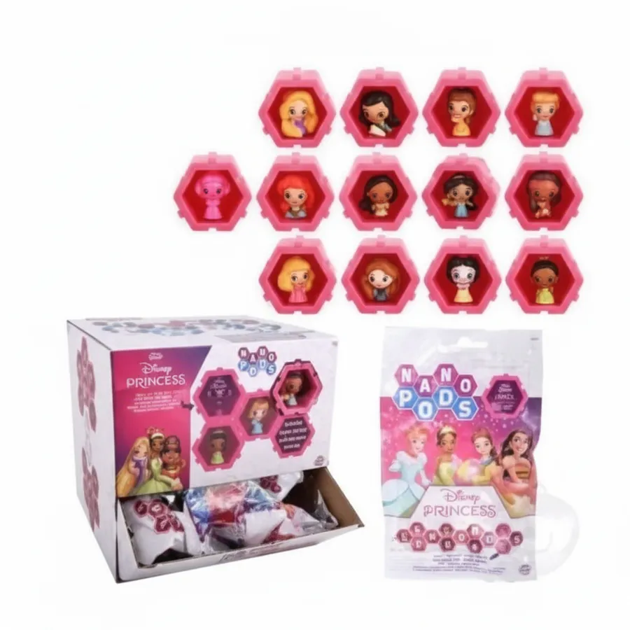 Mini Princess Character Toy Pods - Collectible Connectable Figures for Party Favors and Kids Gifts — wholesale Party & Gifts by the case