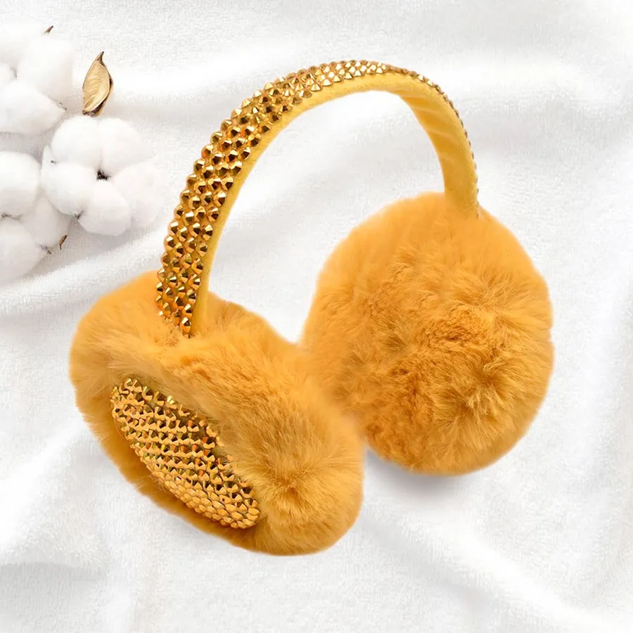 Fluffy Plush Fur Foldable Earmuff For Kids - Assorted — wholesale Fidgets & Sensory by the case