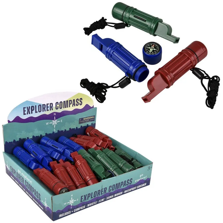 Explorer Compass Brain Educational Kids Toy- Assorted — wholesale Toys & Games by the case
