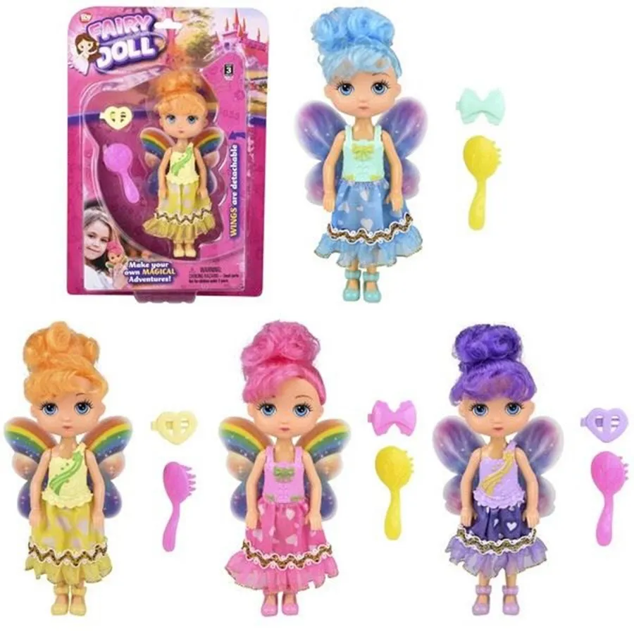 Fairy Doll Set - Assorted Colors Keeraft Home Gifts — wholesale Toys & Games by the case