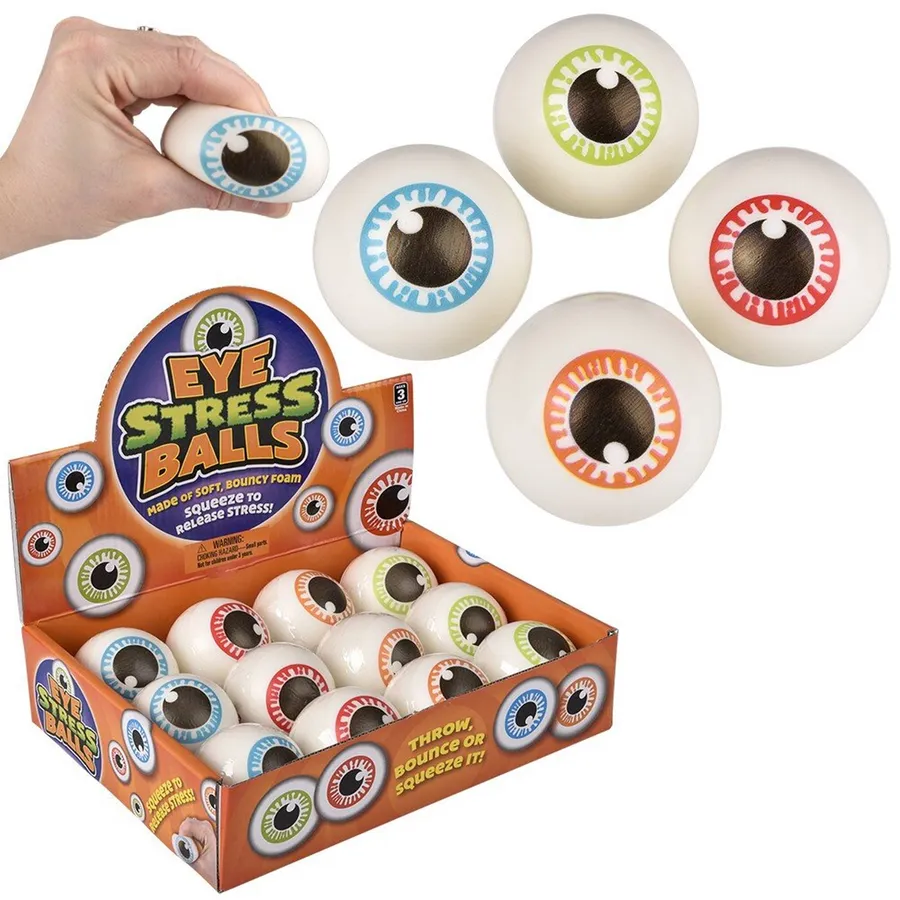 Stress Relief Squeeze Eyeball For — wholesale Fidgets & Sensory by the case