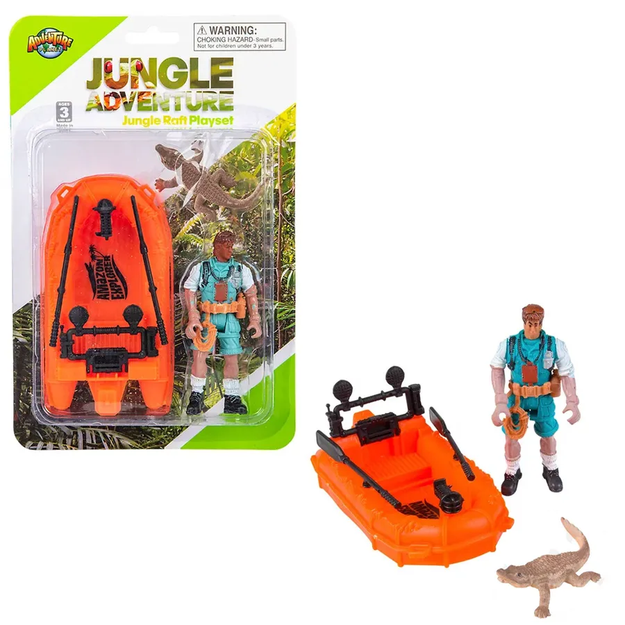 Adventure Jungle Raft Play Set For Kids — wholesale Toys & Games by the case
