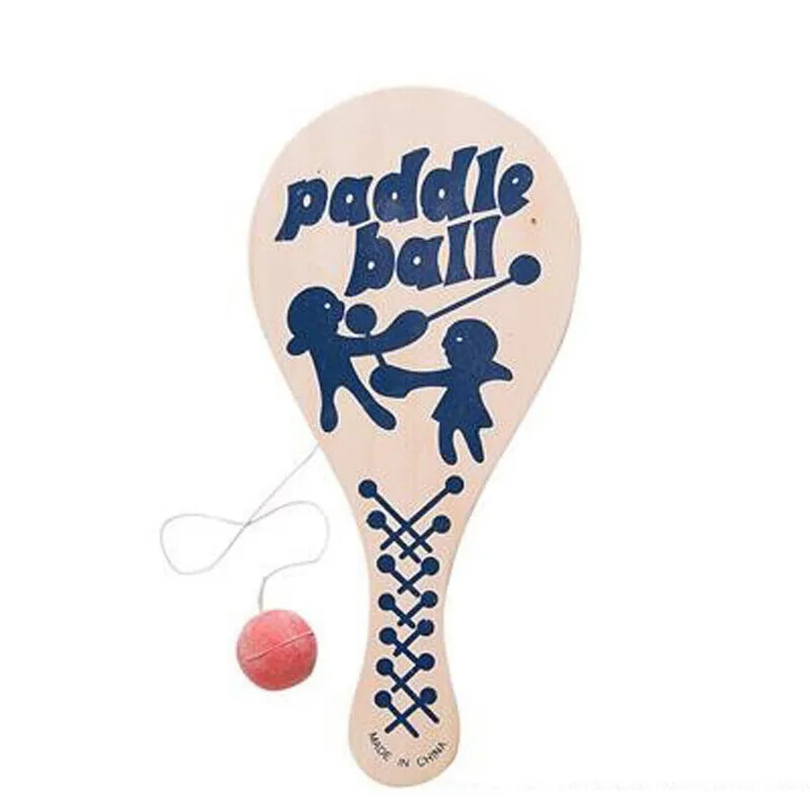 Sensory Toy Wooden Paddle Ball Fidget Game for Toddlers and Adults — wholesale Fidgets & Sensory by the case