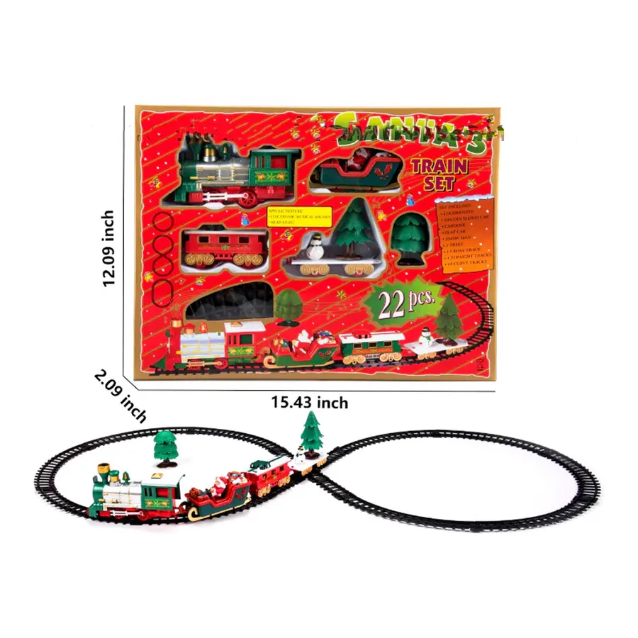 Holiday Décor Electrical Train Track Set For Kids — wholesale Seasonal & Holiday by the case