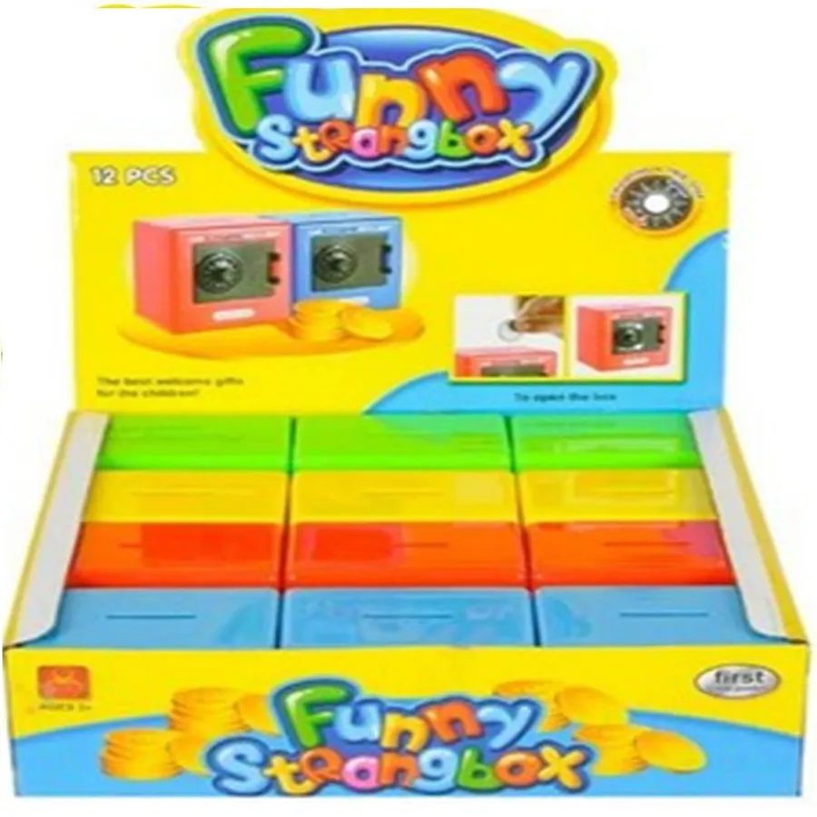 Plastic Combination Safe Bank - Colorful Keeraft Home Gifts — wholesale Beauty & Personal Care by the case