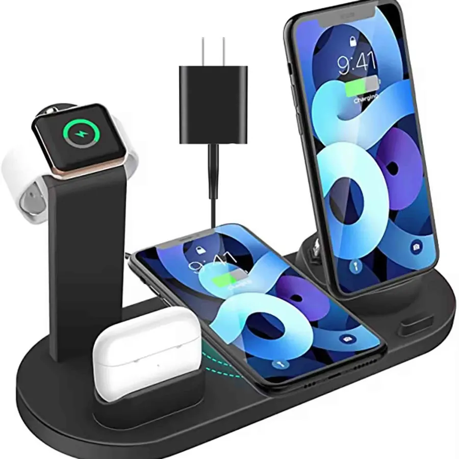 Wireless Charger — iPhone 13/14 Series | Desk Station | Fast Charging — wholesale Tech & Gadgets by the case