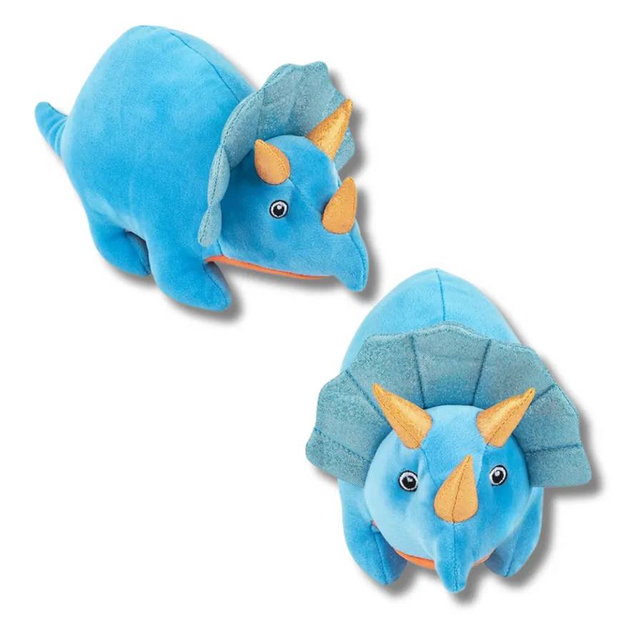 Soft Plush Puffy fluff Triceratops Kids Toy — wholesale Plush & Squishies by the case