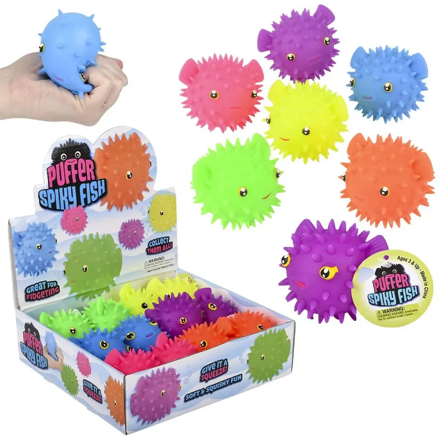 Spiky Puffy Fish Toy — wholesale Toys & Games by the case