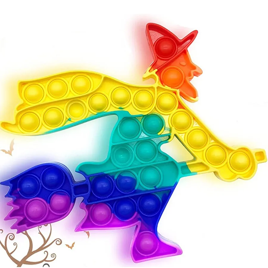 Wholesale Halloween Witch Pop It Fidget Kids Toy- — wholesale Fidgets & Sensory by the case