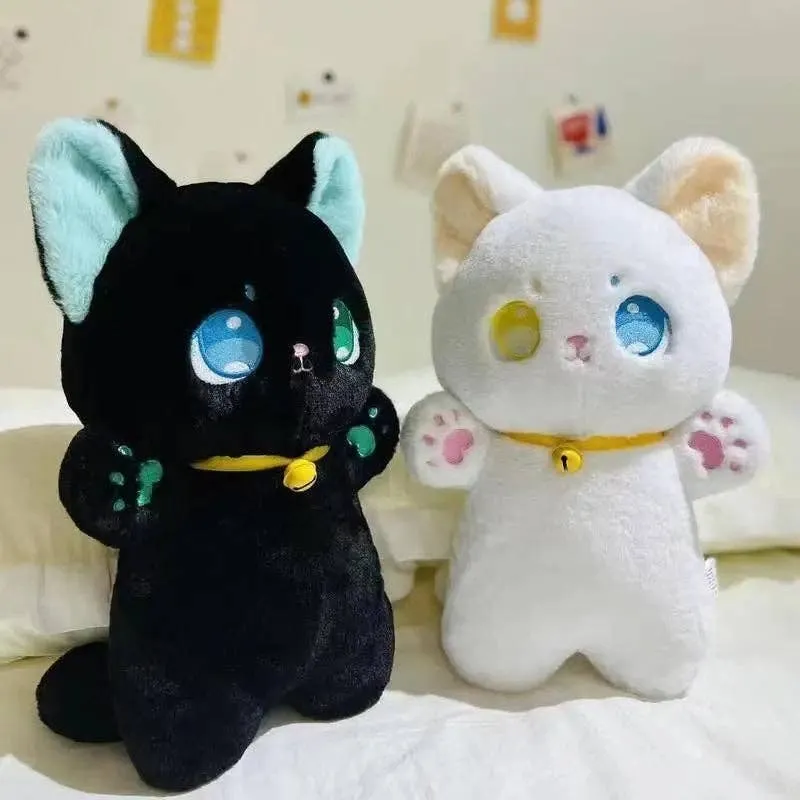 Black and White Cat Soft Plush Stuffed Animal Kids Toy — wholesale Plush & Squishies by the case