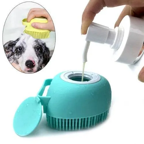 Silicone Pet Bath Brush & Massager - Grooming Dog Toys and Cat Accessories for Deshedding & Washing — wholesale Tech & Gadgets by the case