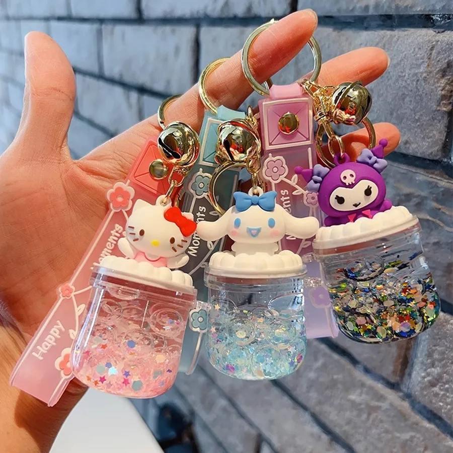 Crystal Cartoon Pendant Keychain For Backpack — wholesale Keychains & Charms by the case