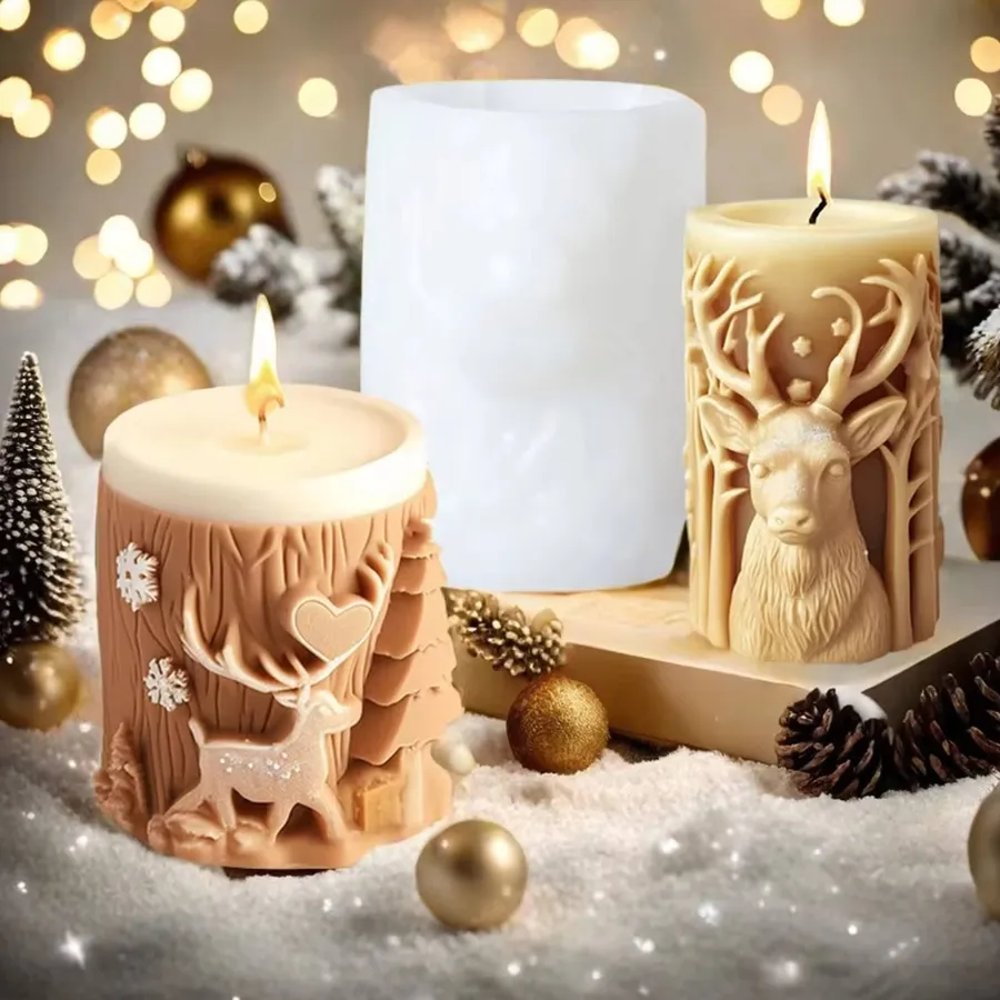 Cylindrical Candle Mold For Home Décor — wholesale Home & Décor by the case