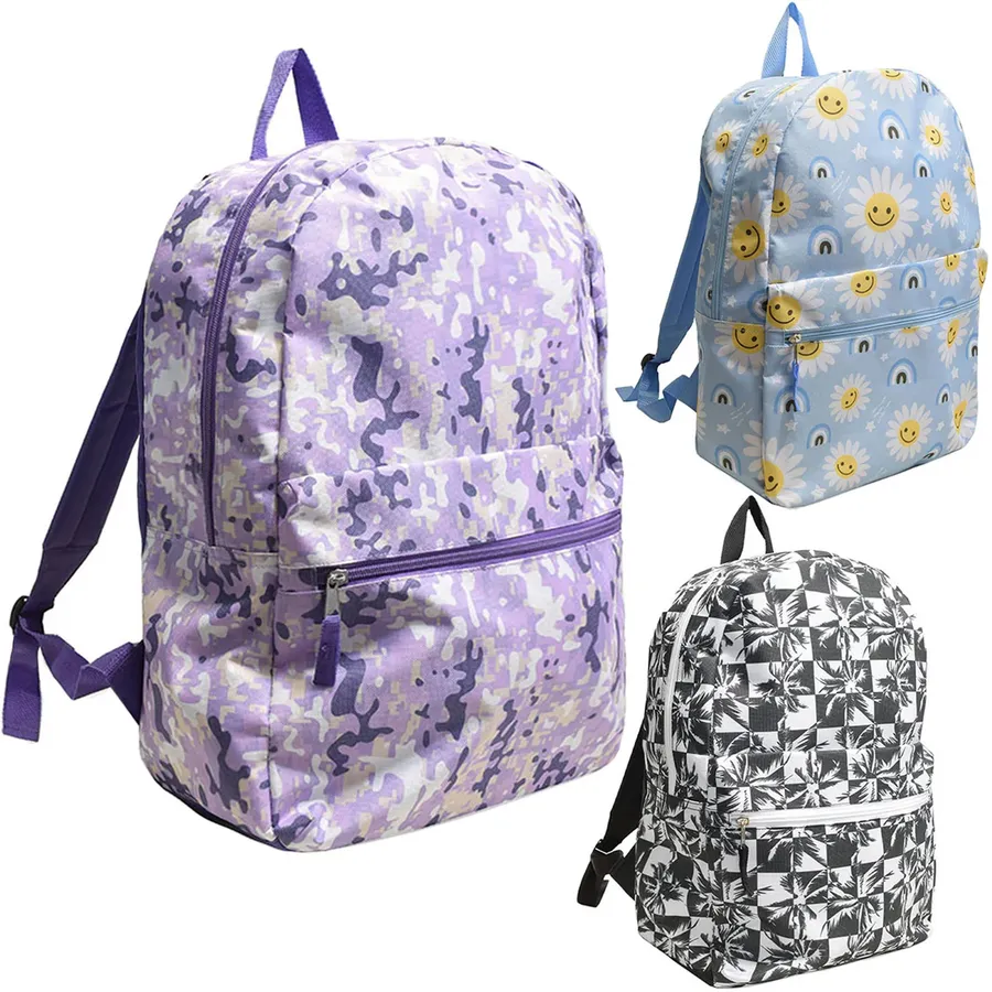 Easter Printed School Backpacks - Assorted — wholesale Seasonal & Holiday by the case